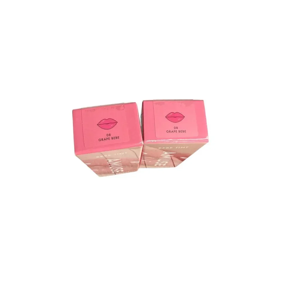 AMUSE Bebe Tint 08 Grape Bebe Lip Tint 0.13 oz K-Beauty New Sealed Lot of 2